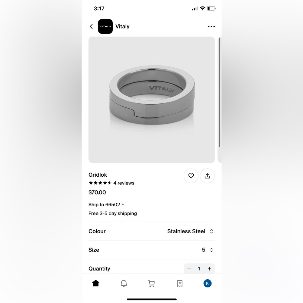 Vitaly ring stack